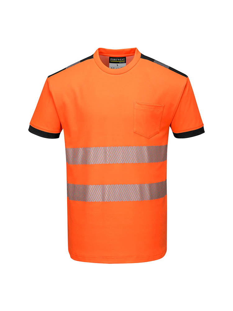 PW3 Hi-Vis Cotton Comfort T-Shirt S/S