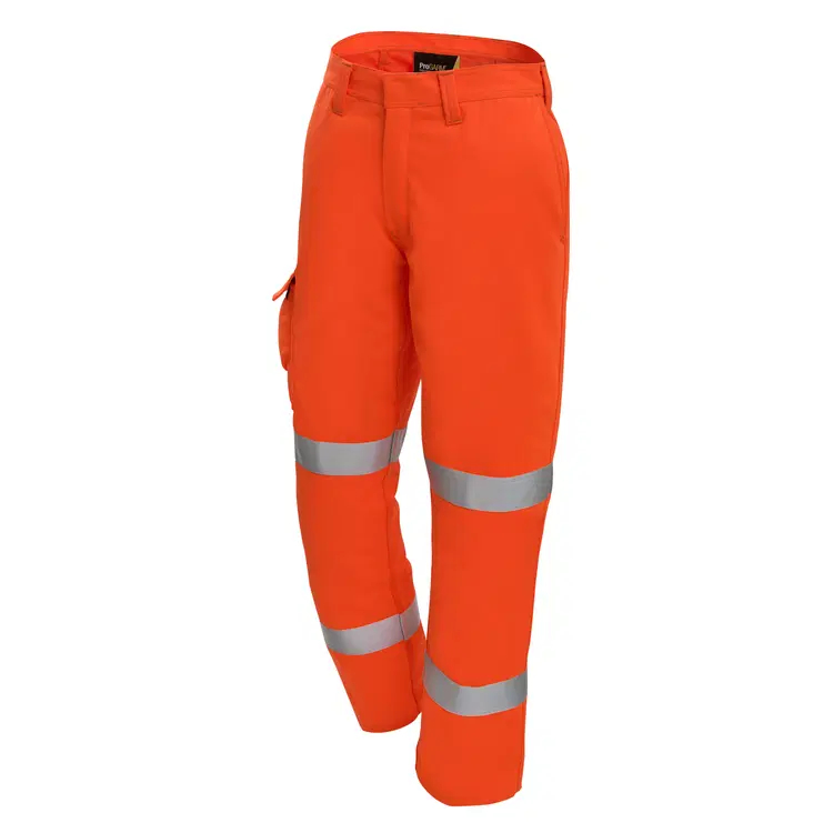 Mens Progarm Orange Hi vis Arc Flash Trousers