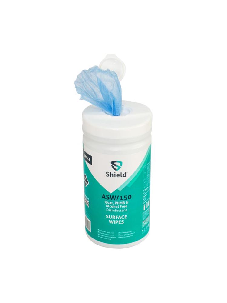 Polyco Shield Alcohol Free Disinfectant Wipe (Case 10)