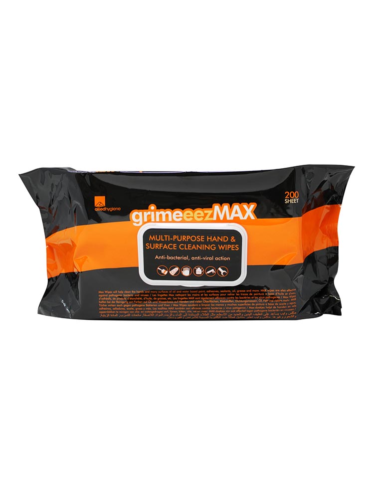 Grime-eez Max Industrial Wipes (Pack 200)